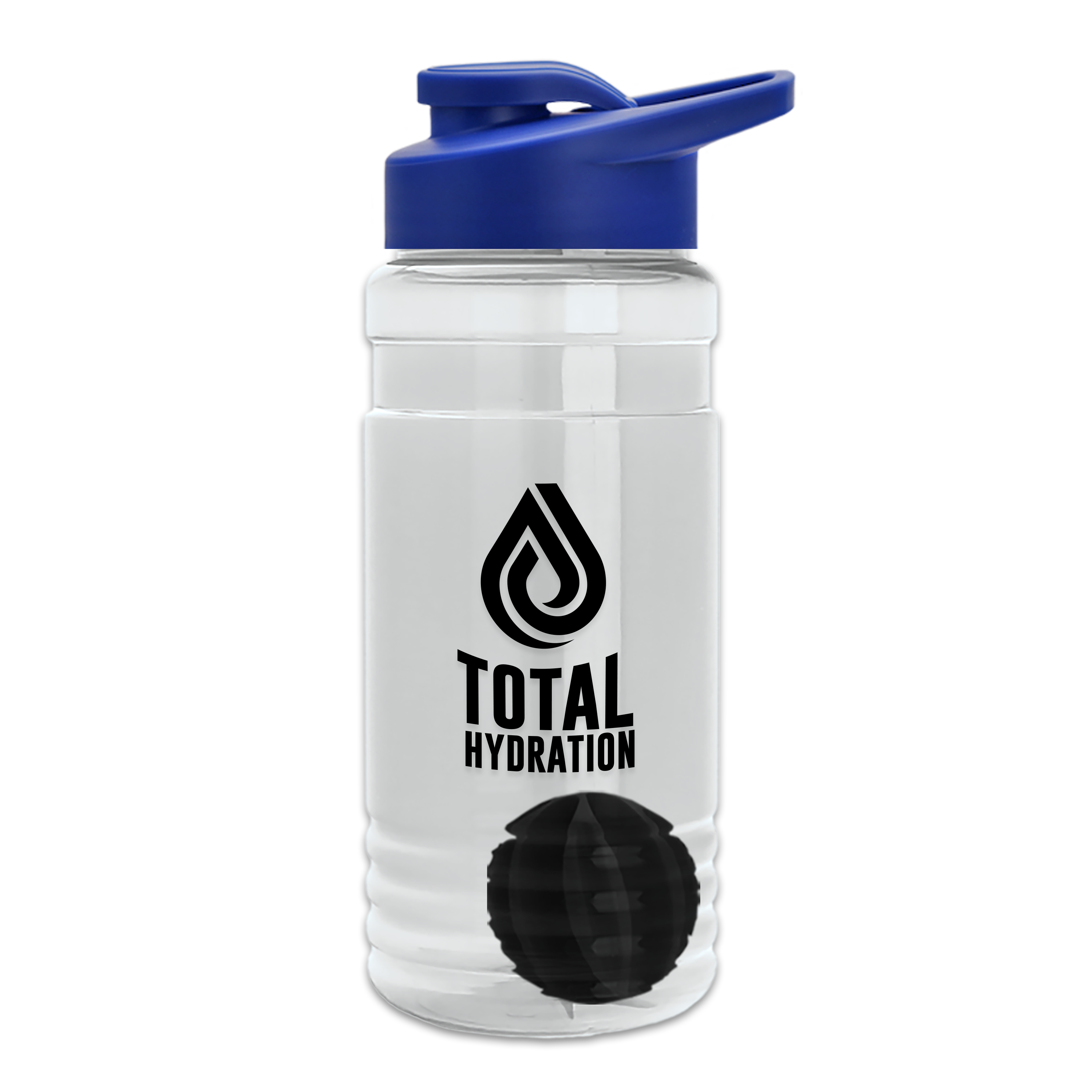 Garyline® Groove Tritan® Shaker Bottle with Drink-Thru Lid and Mixing Ball, 20 oz. — view 15